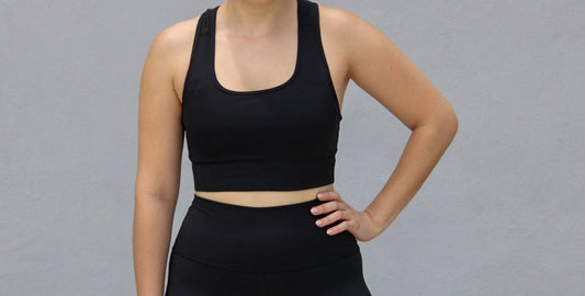 Top deportivo negro